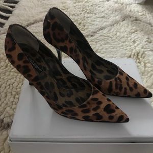 Dolce & Gabbana pony hair pumps